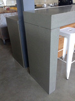 Prior to grout, Concreteworks Old Kitchen